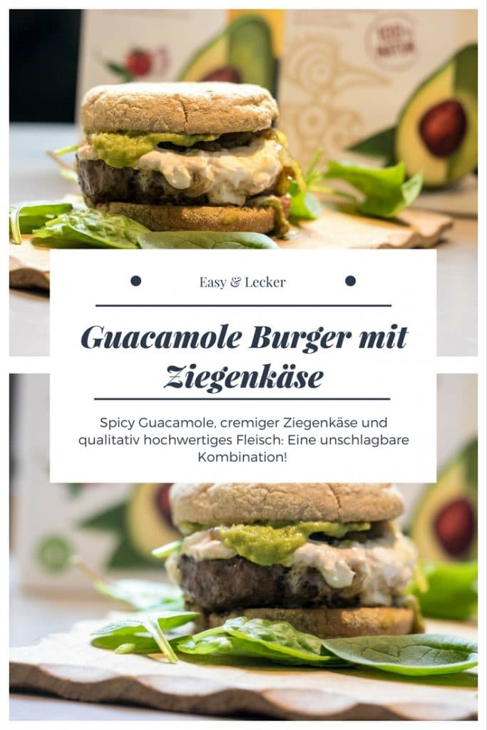 Guacamole Burger Mit Ziegenk Se